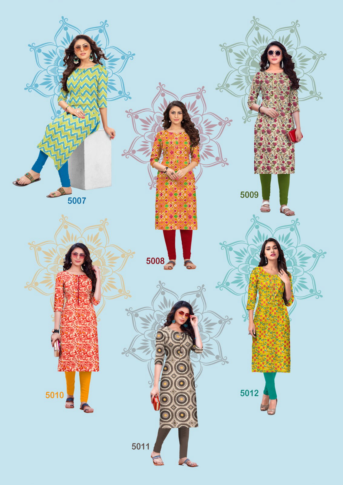 Traditional Vol 5 By Radhika Cotton Kurtis Catalog